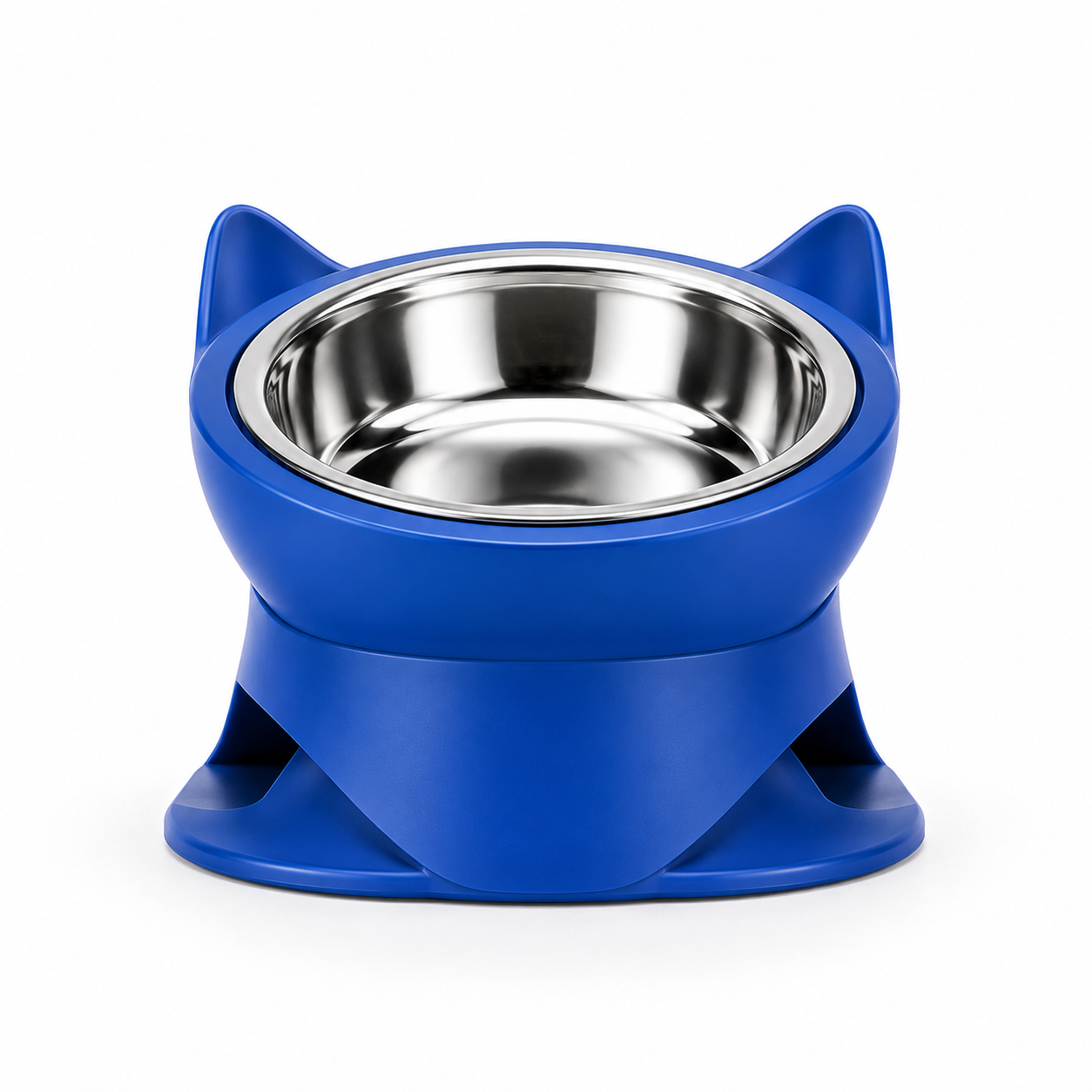 Raised Stainless Steel Cat Bowl