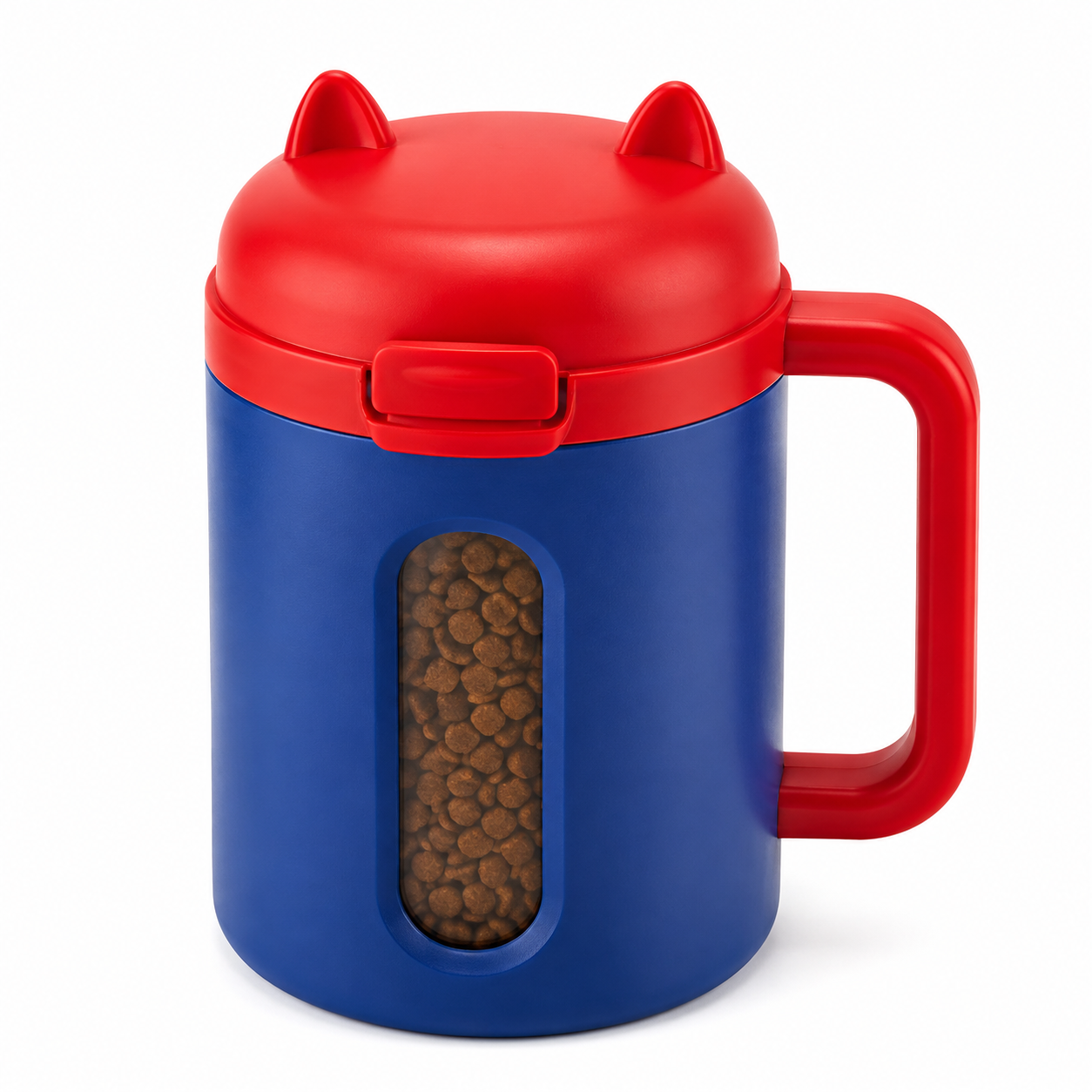 Pet Food Storage Container – Cat Ear Design with Locking Lid - Image 2
