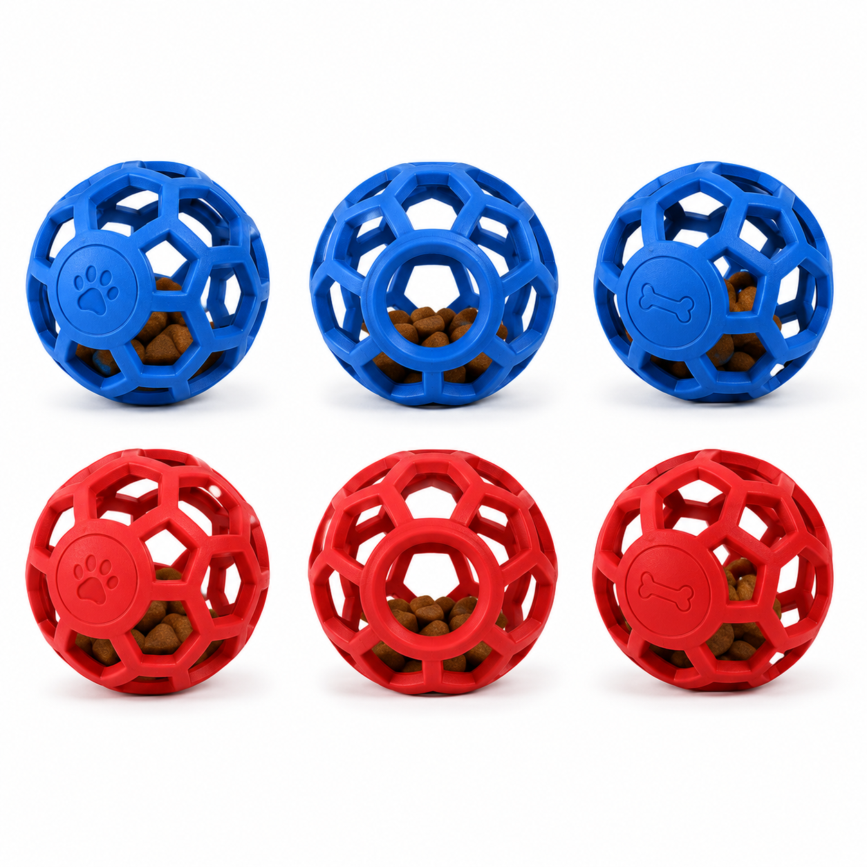 Interactive Treat Dispensing Dog Ball Toy – Hollow Puzzle Play Ball - Image 2