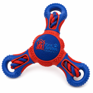 Tri-Ring Rope Dog Toy – Durable Chew, Tug & Fetch Toy