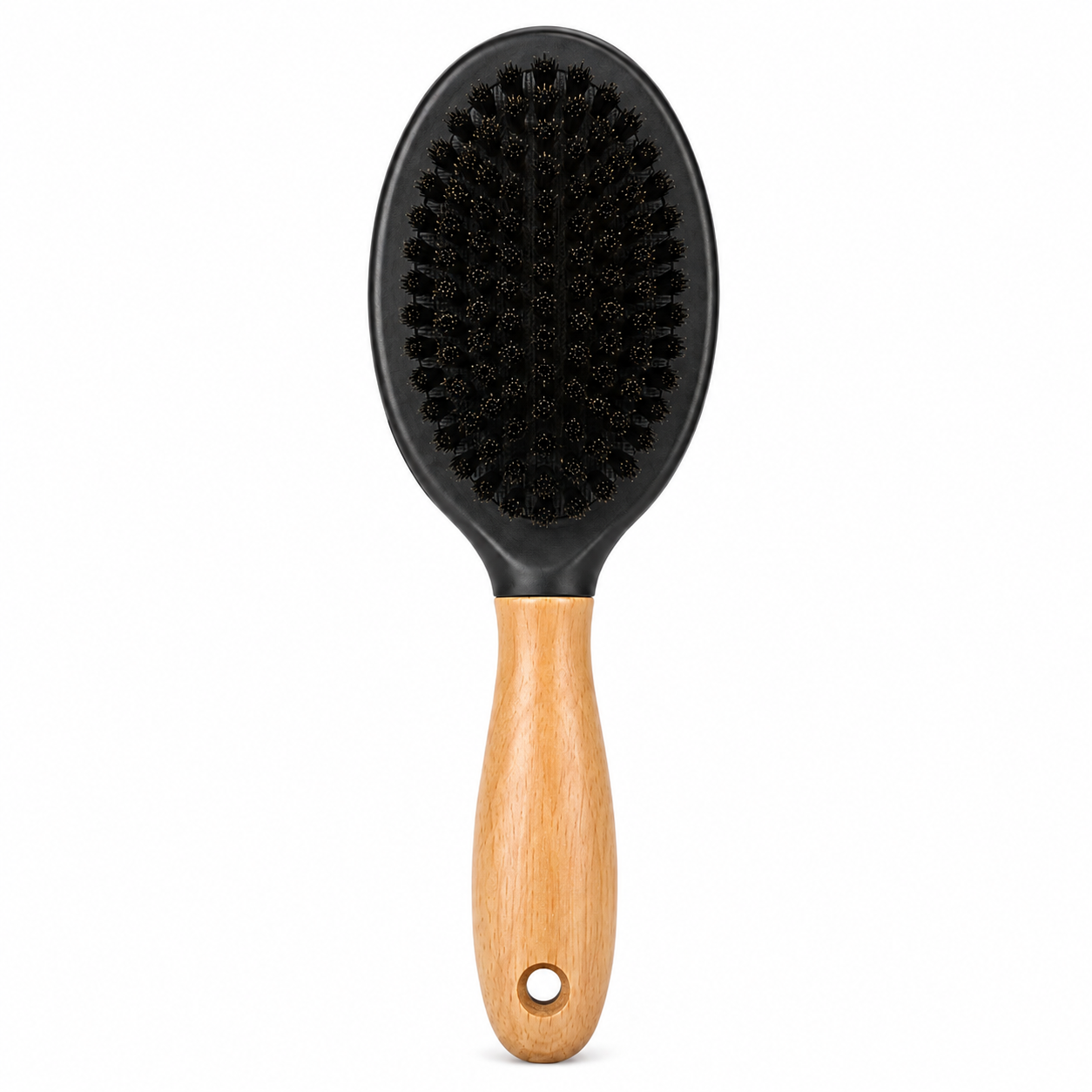 Wooden Handle Slicker Brush for Dogs & Cats – Double-Sided Grooming Brush - Image 3
