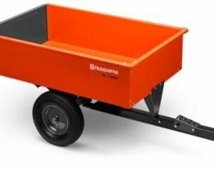 Husqvarna 12 CU FT Steel Swivel Dump Cart