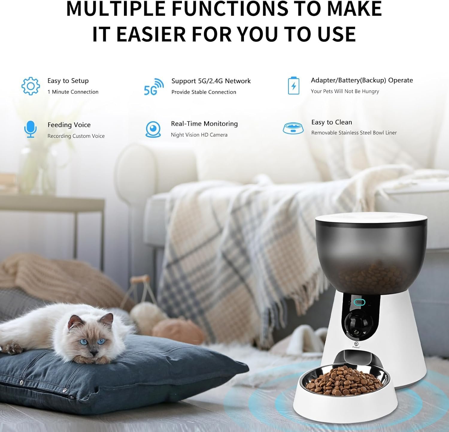 Smart Pet Feeder With Camera - Image 4