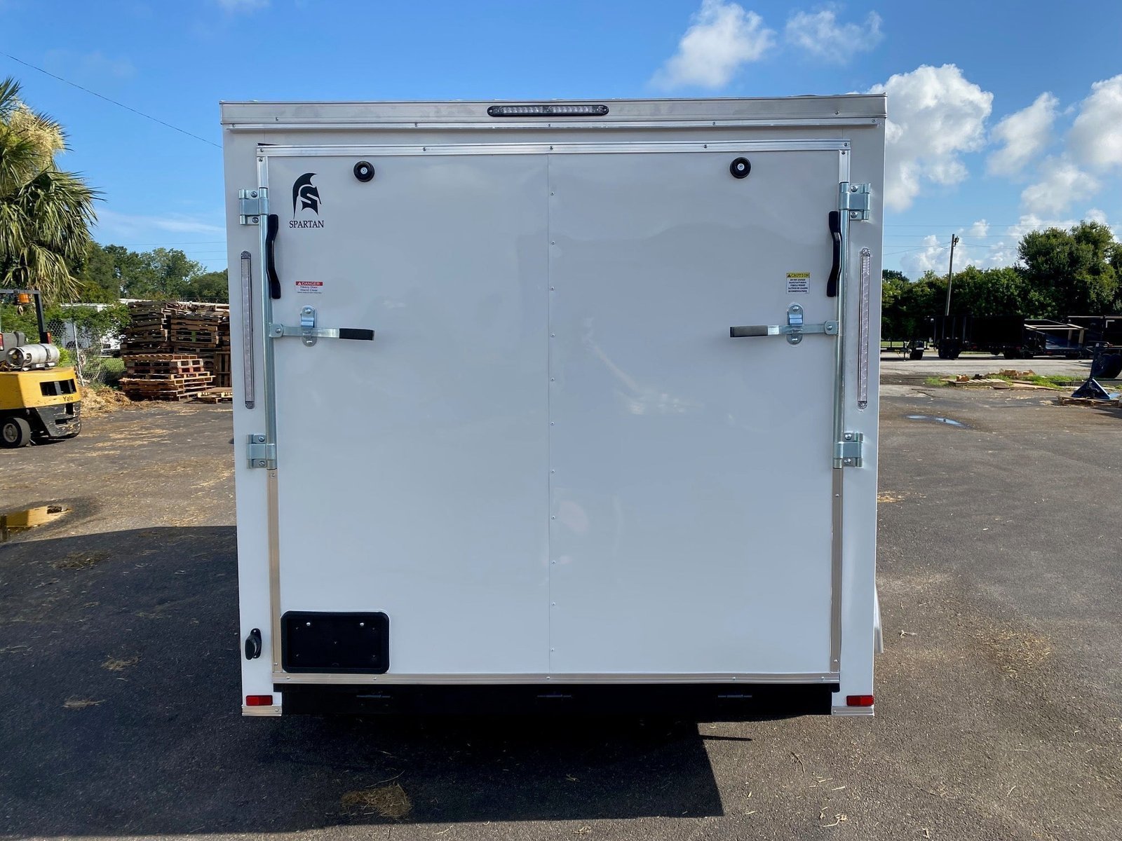 Spartan 7×12 Enclosed Cargo Trailer Tandem Axle – White Heavy-Duty Cargo Hauler SP7X12TA - Image 4