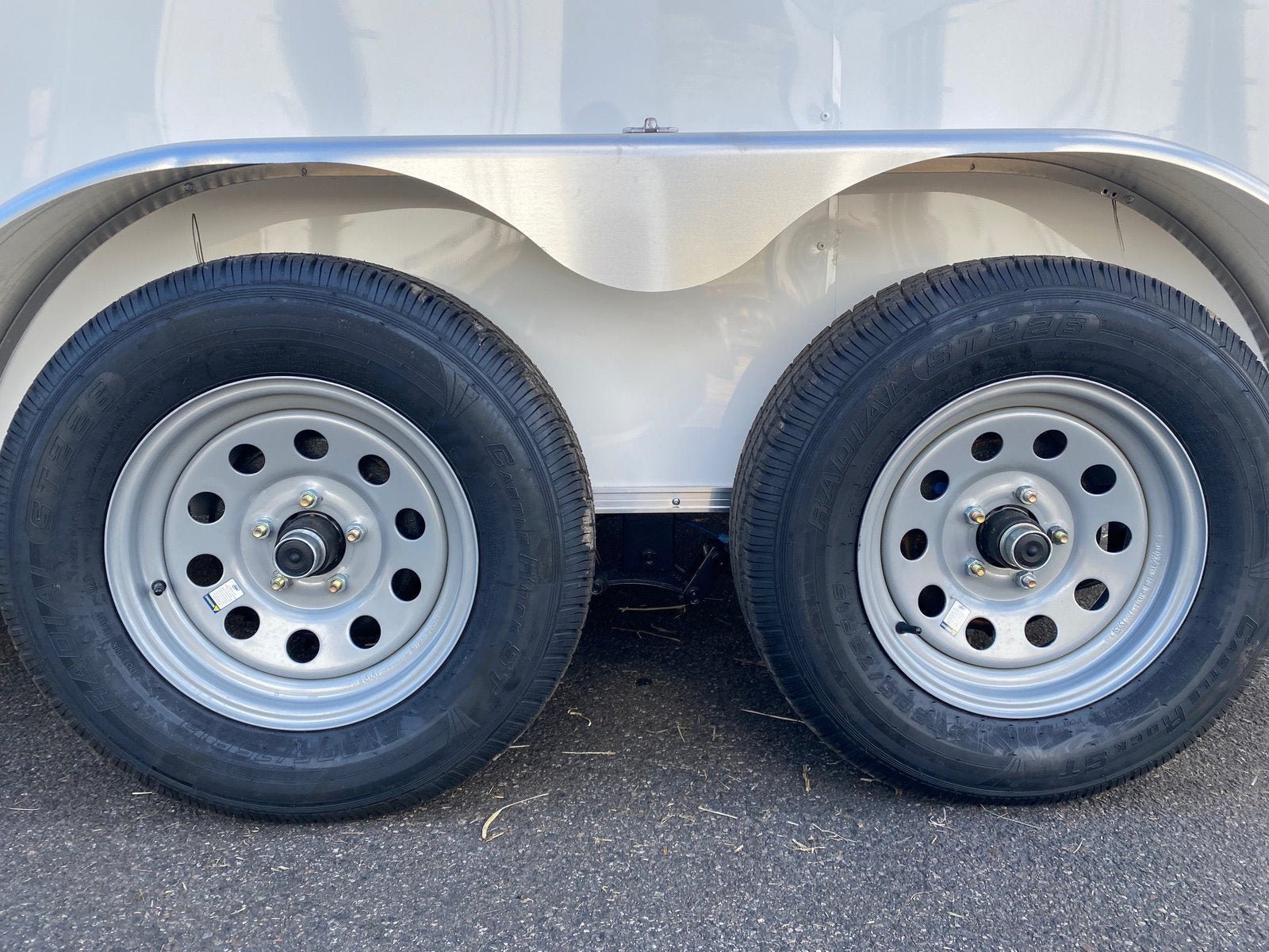 Spartan 7×12 Enclosed Cargo Trailer Tandem Axle – White Heavy-Duty Cargo Hauler SP7X12TA - Image 5