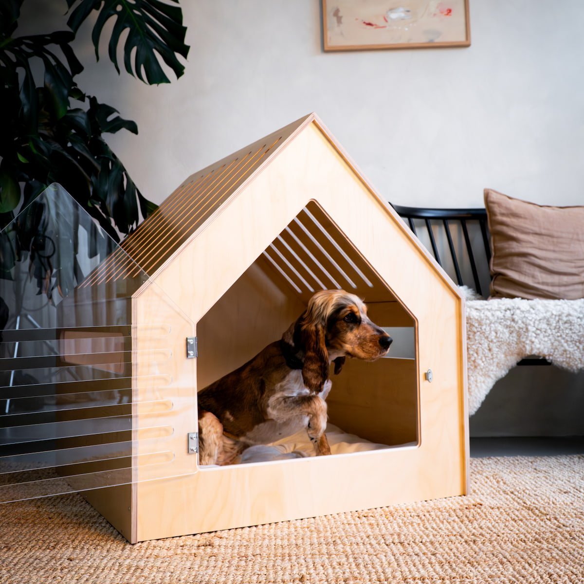 Luxury Dog House 'Classic Natural' - Image 2