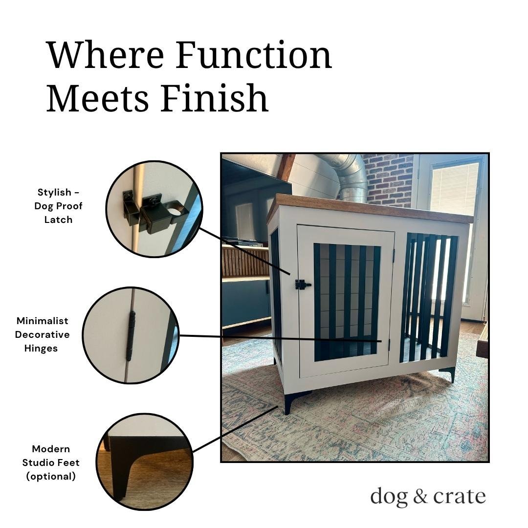 Small Dog Crate End Table - Image 7