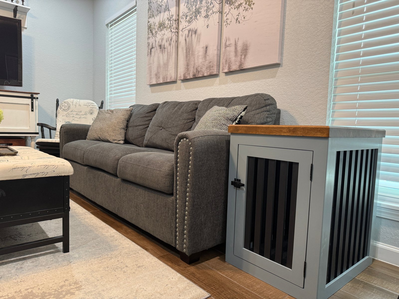 Small Dog Crate End Table - Image 15